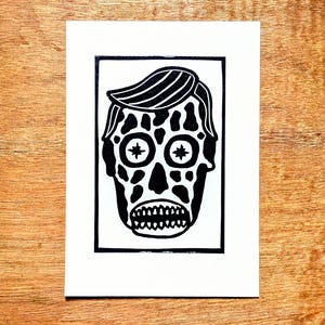 They Live Linocut Print
