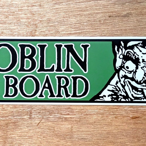 Goblin on Board Bumper Sticker