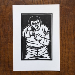 Classic Range Target Linocut Print