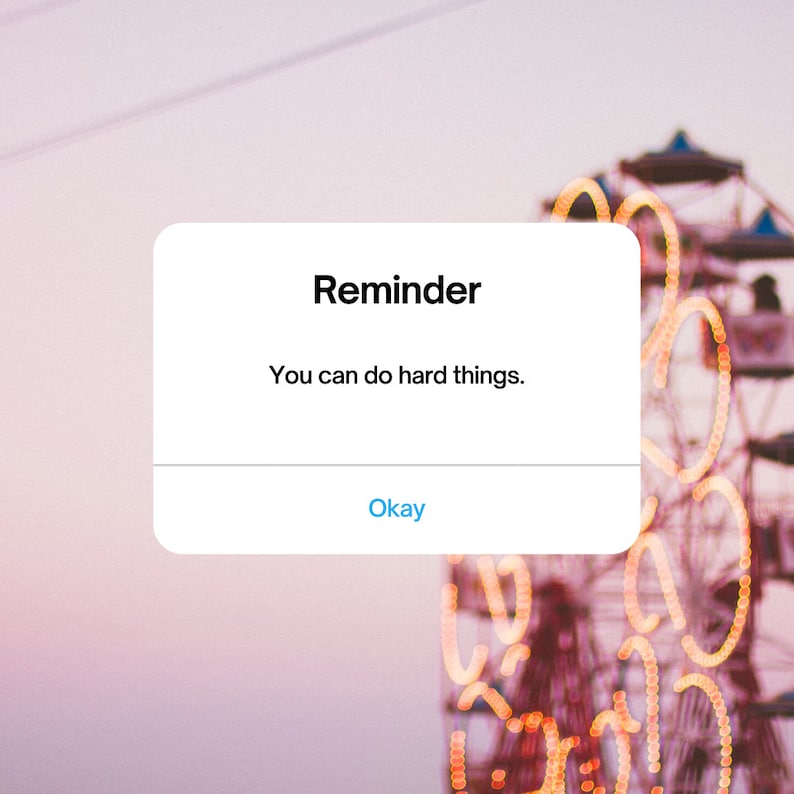 Iphone Reminder Template For Canva Etsy
