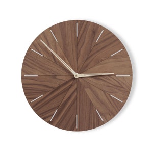 Oversized wall clock, large wall clock, wood clock, wooden clock for wall minimalist clock