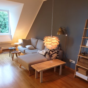 Wood pendant light | lighting design - wood ceiling light | wood lamp shade - available in two sizes: small and large