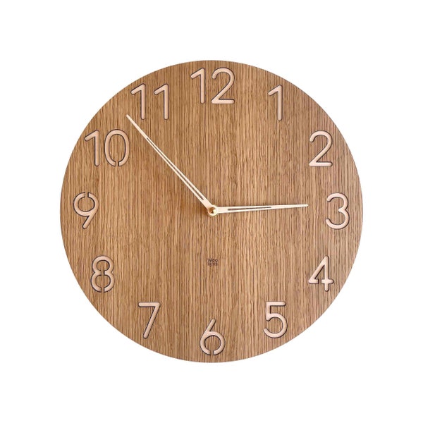 horloge murale en bois horloge moderne horloge bois horloge de bureau pour mur design moderne horloge unique horloge originale avec numéros