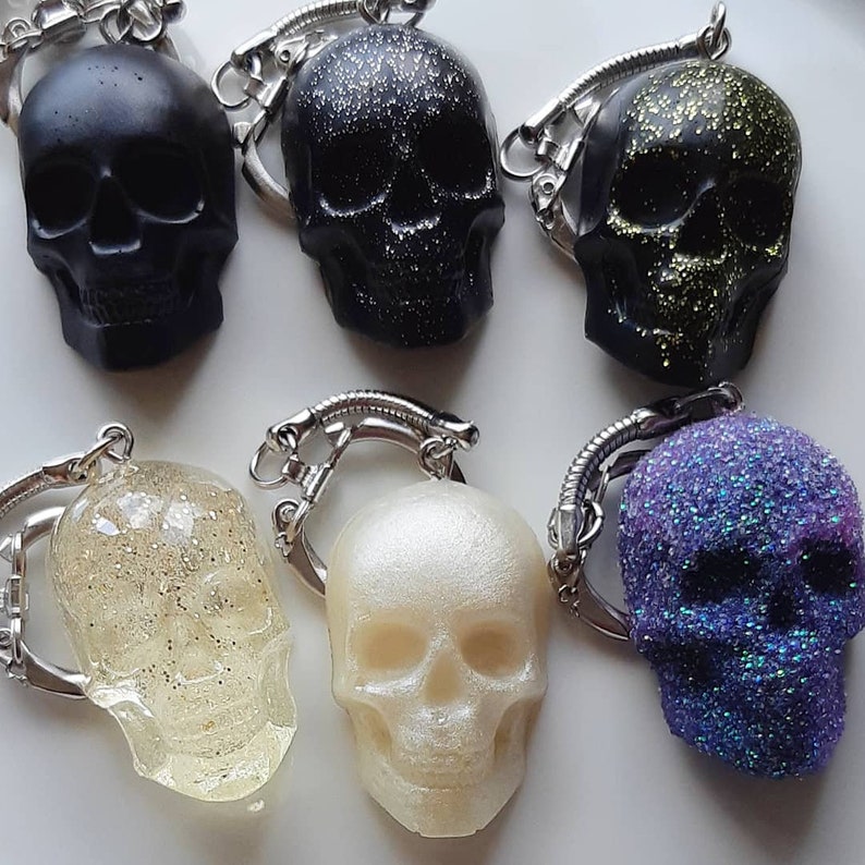 Skull Keychains Etsy