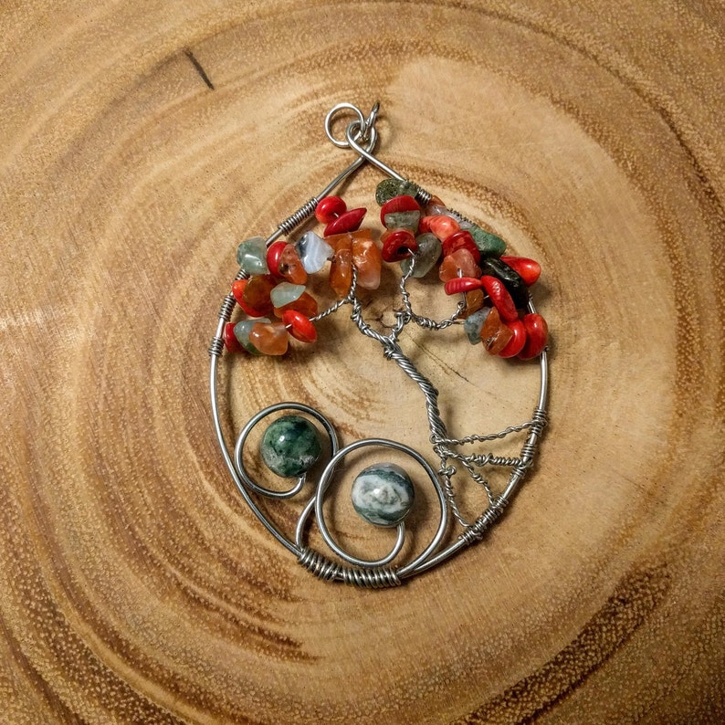 Wire Wrapped Tree of Life Necklace