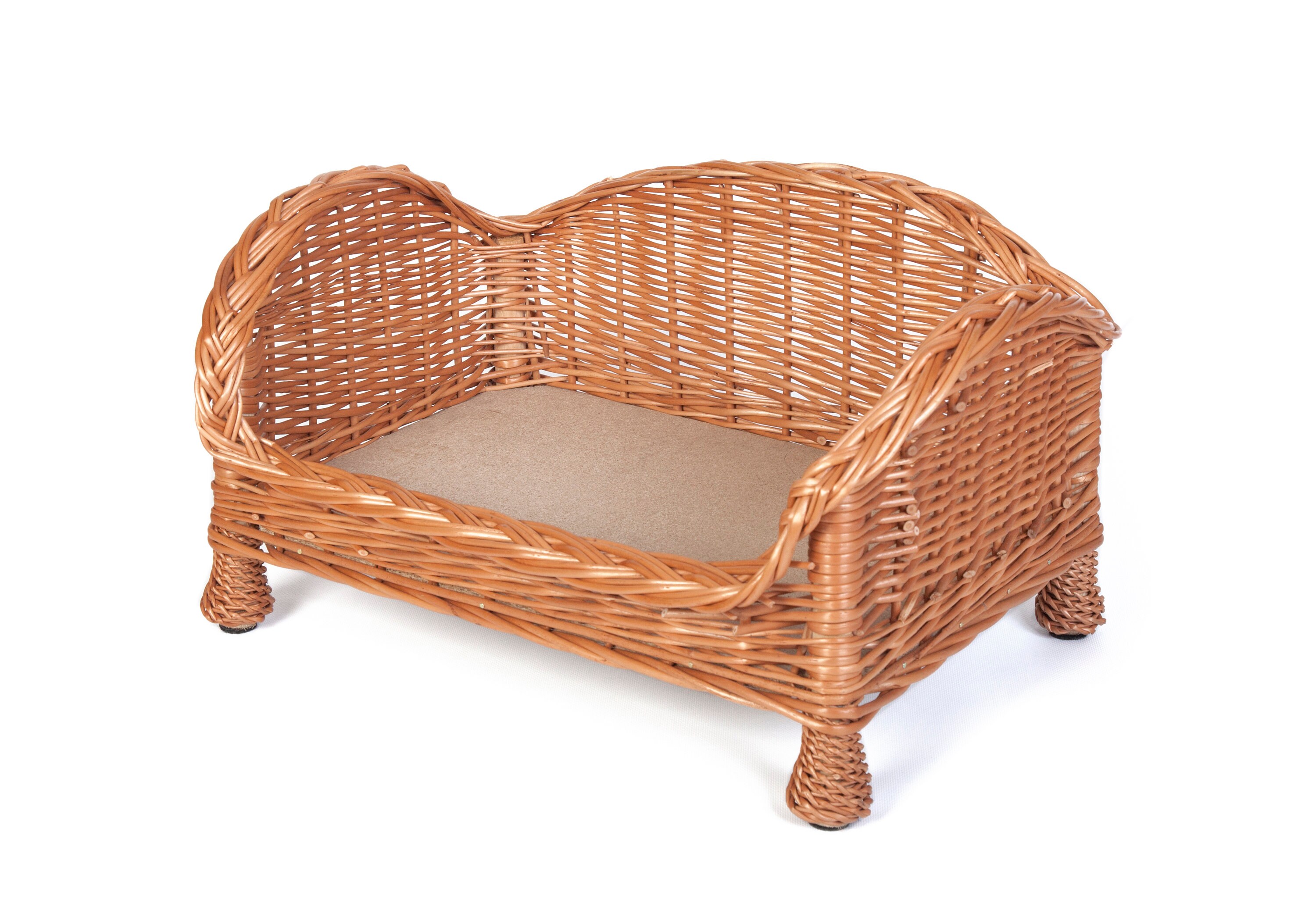 Luxury Willow / Wicker Pet Settee Bed from Designed for Dogs Etsy