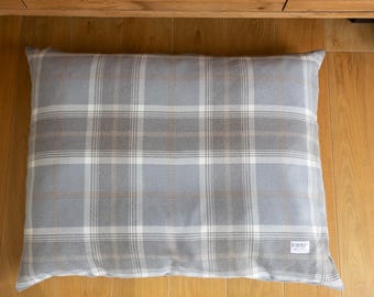 Spare Cover for LARGE Pillow Dog Bed in Tartan & Tweed by Designed for Dogs