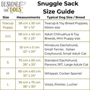 Orange Tartan Dog Snuggle Sack with Toffee Fleece Lining: Warm Fleece Pet Sleeping Bag image 8