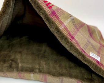 Spare Covers for LARGE DOG DEN Beds in Tweed & Tartan by Designed for Dogs