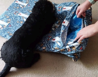Cotton Cooling Mat Cover for Dogs & Cats: Machine Washable