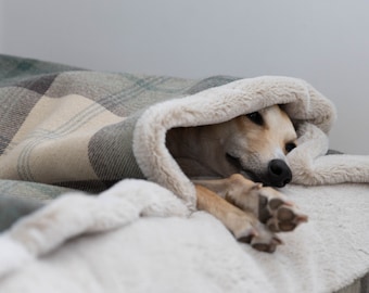 Spare Covers for SMALL DOG DEN Beds in Tweed & Tartan by Designed for Dogs