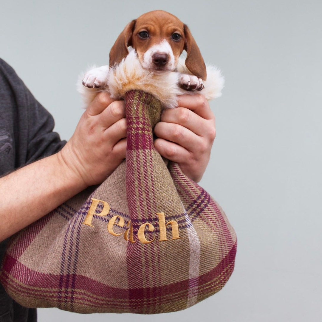 Heather Tartan Snuggle Sacks for Dogs & Puppies Luxury Etsy