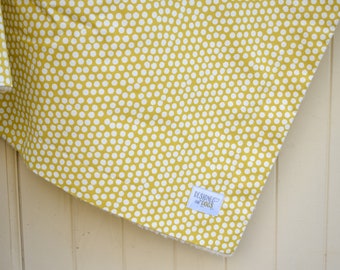 yellow dog blanket