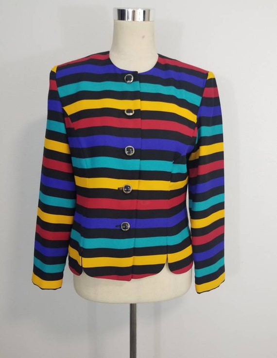 Vintage Rainbow Weave Blazer