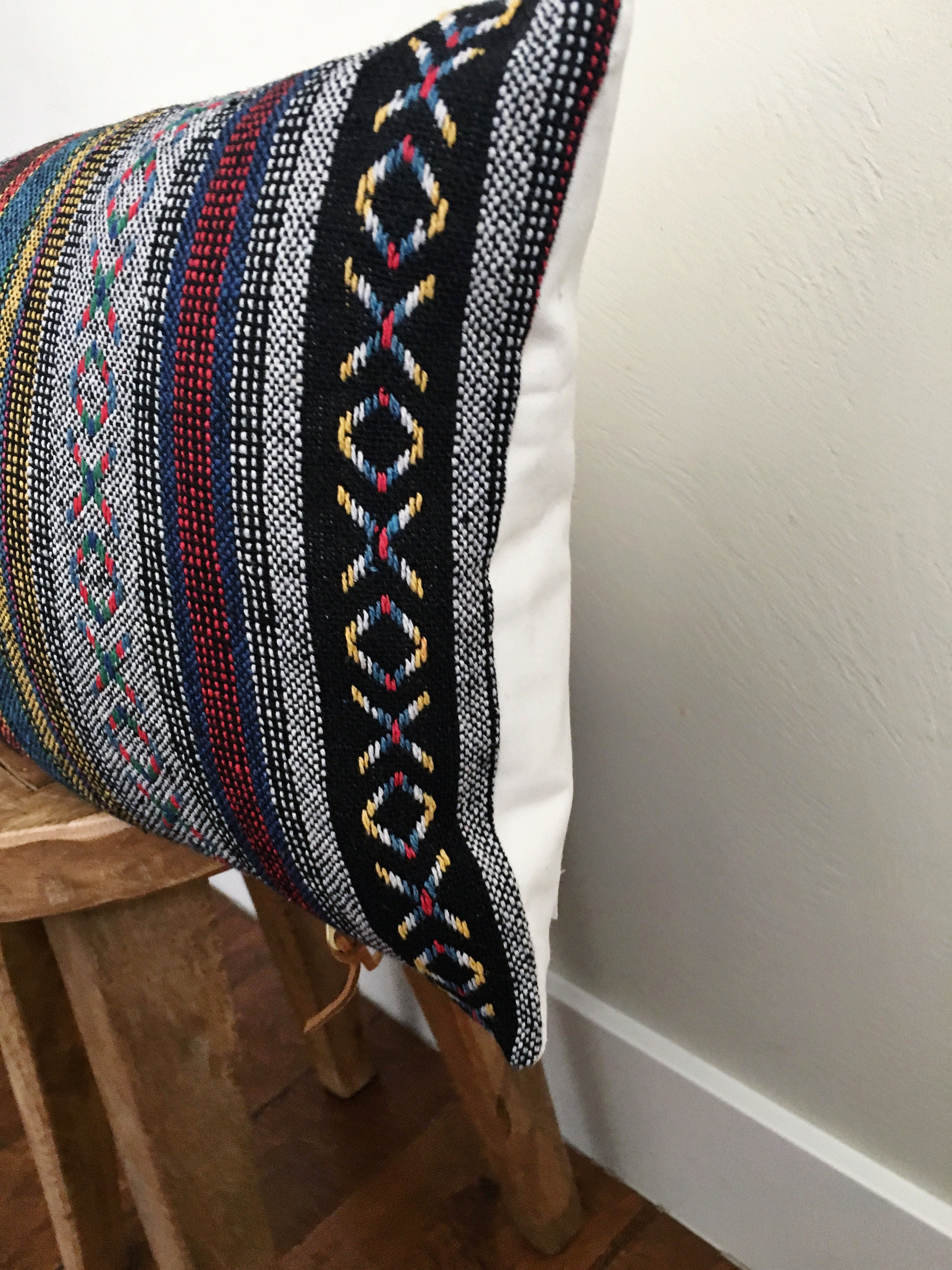 MultiColor Aztec lumbar pillow cover Etsy