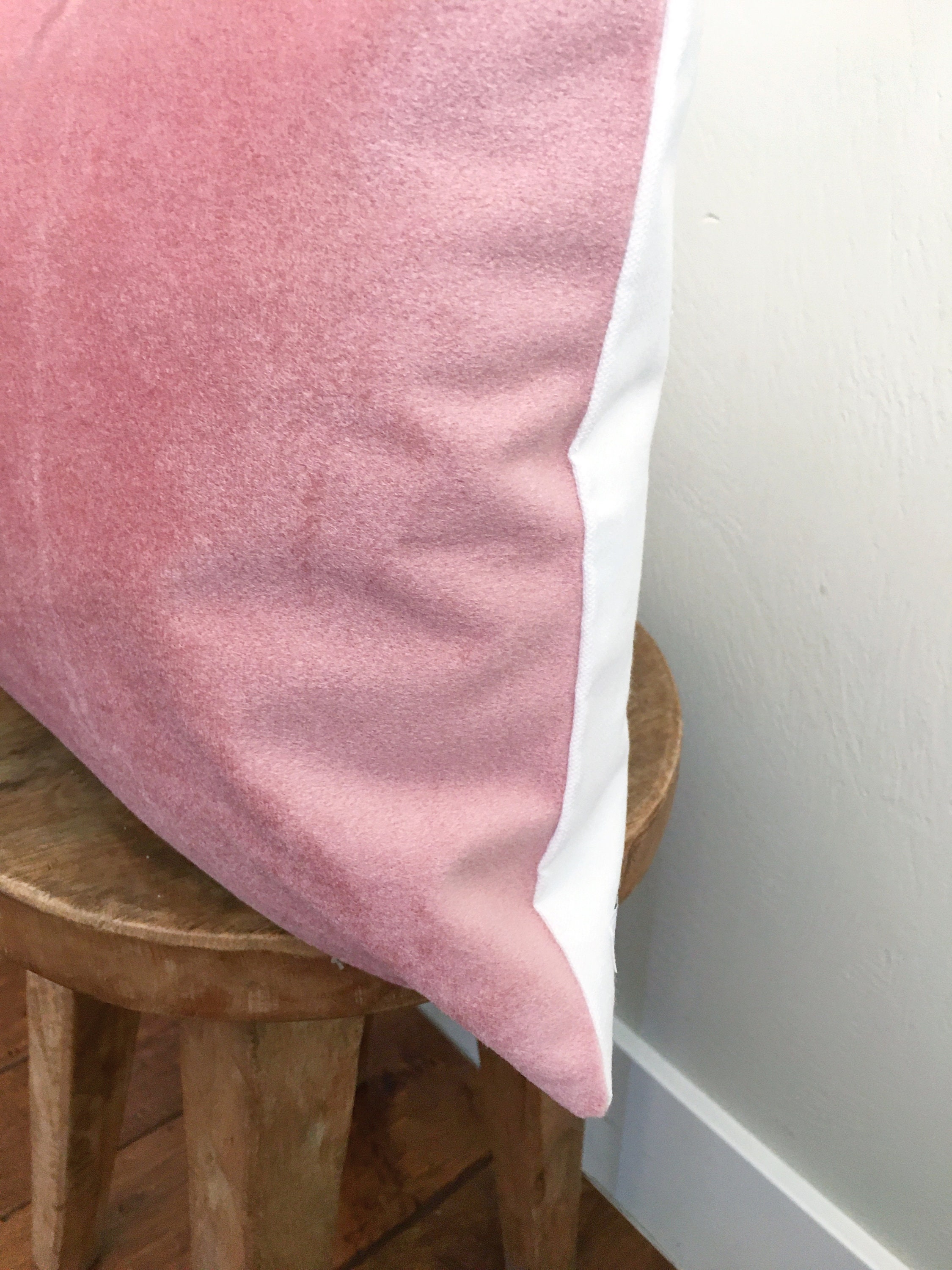 Blush Pink Velvet Lumbar Pillow Cover Etsy Ireland