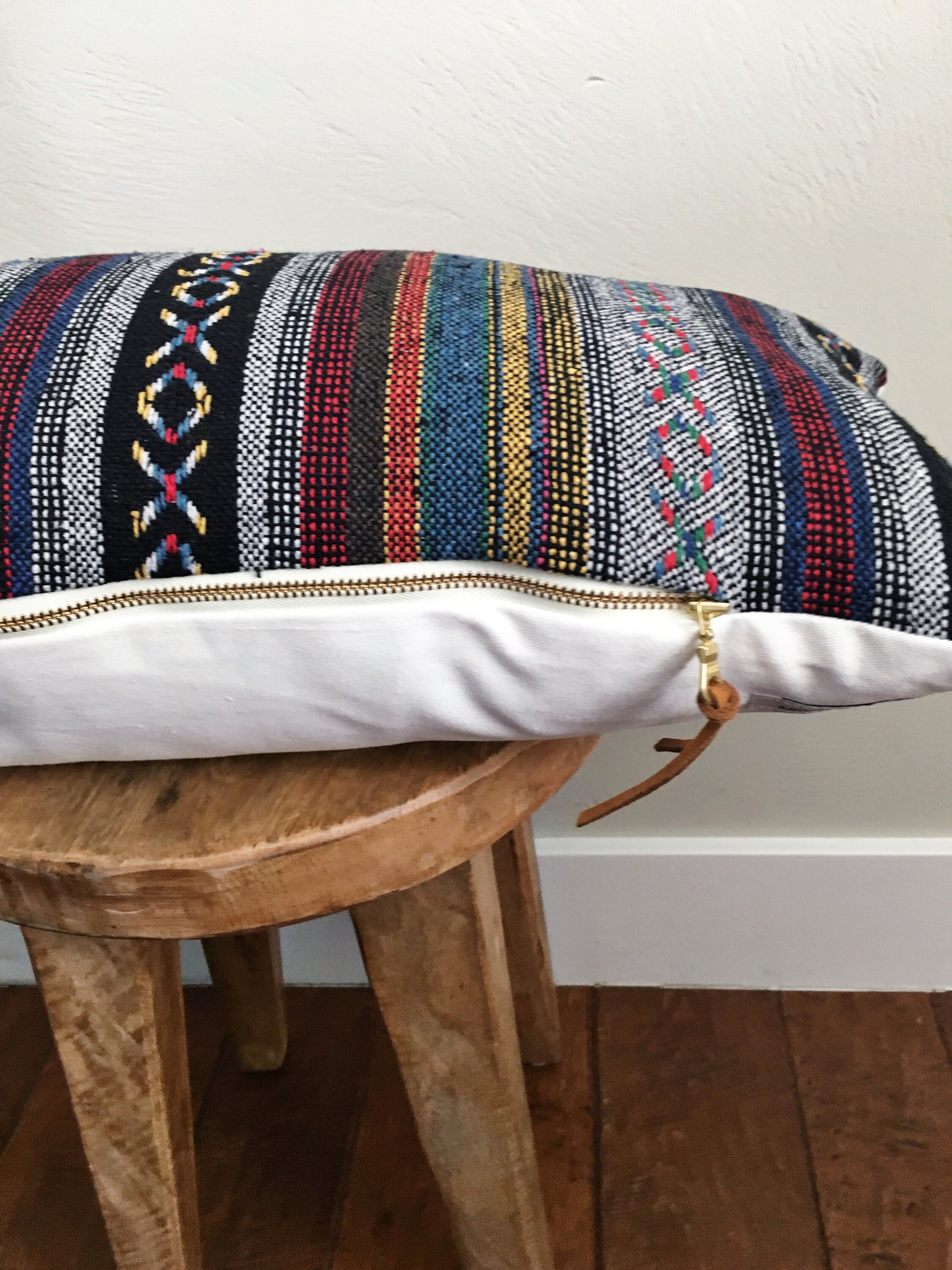 MultiColor Aztec lumbar pillow cover Etsy