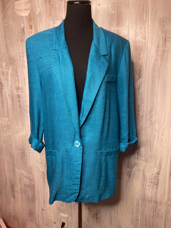 1980s Worthington Blue Sport Coat Blazer