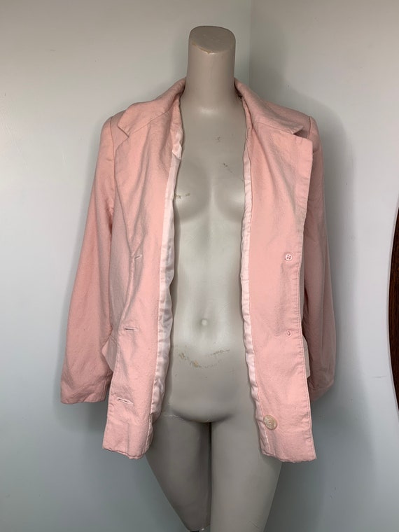 1980s Bubble Gum Pink Sport Coat Blazer - image 2