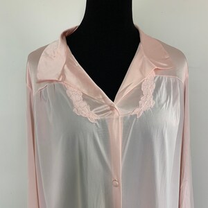 1960s Lingerie Vanity Fair Pink Robe image 2