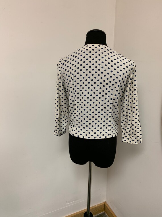 1960s Polka Dot House coat! - image 2