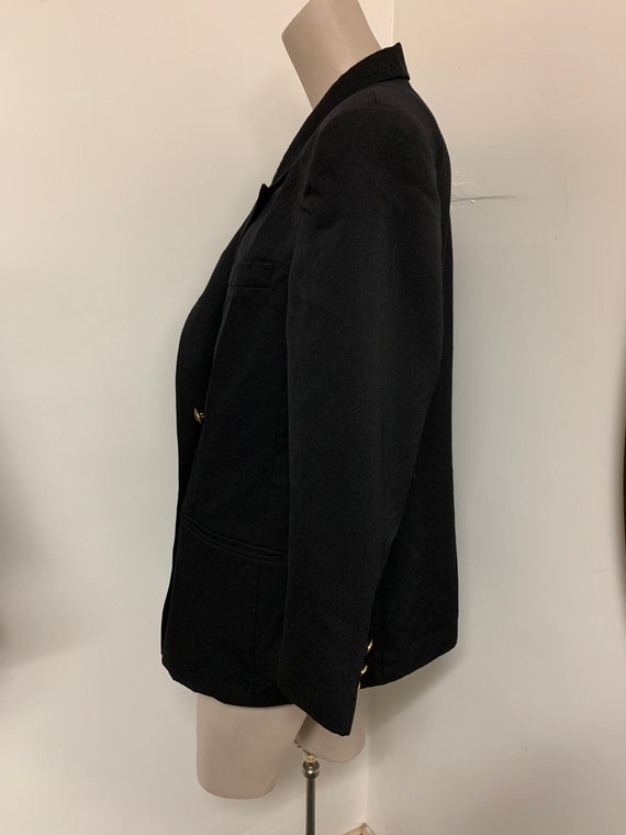 2000s Giorgio Sant Angelo Black Suit Coat Blazer - Gem