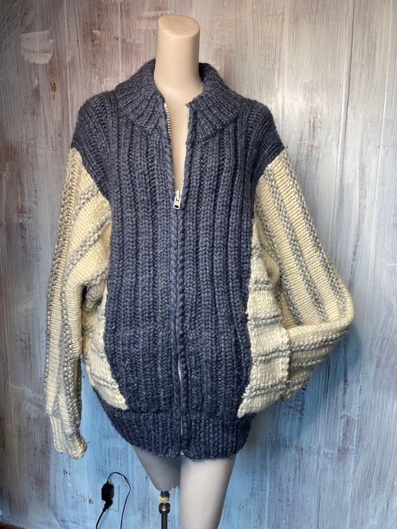 Beautiful Vintage Longhouse XL Hand Knitted Virgin