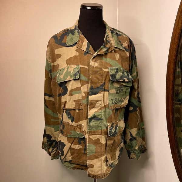 Vietnam Era ERDL USMC Camo Uniform Jacket