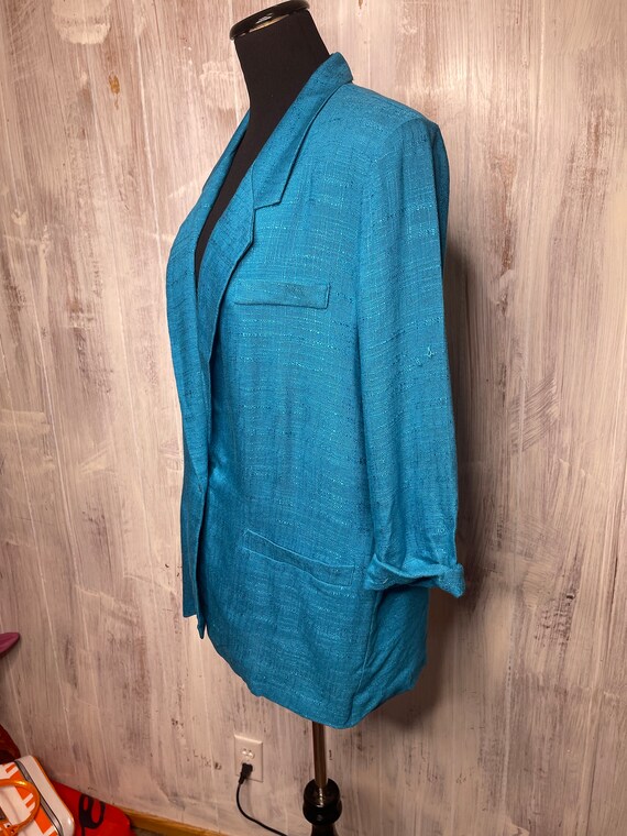 1980s Worthington Blue Sport Coat Blazer - image 2