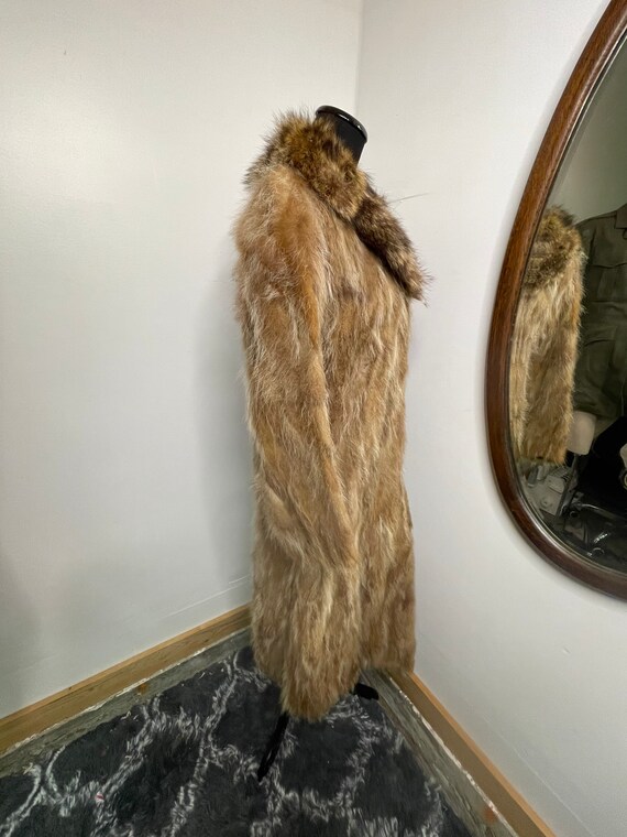 1920s Raccoon Long Fur Coat - image 5