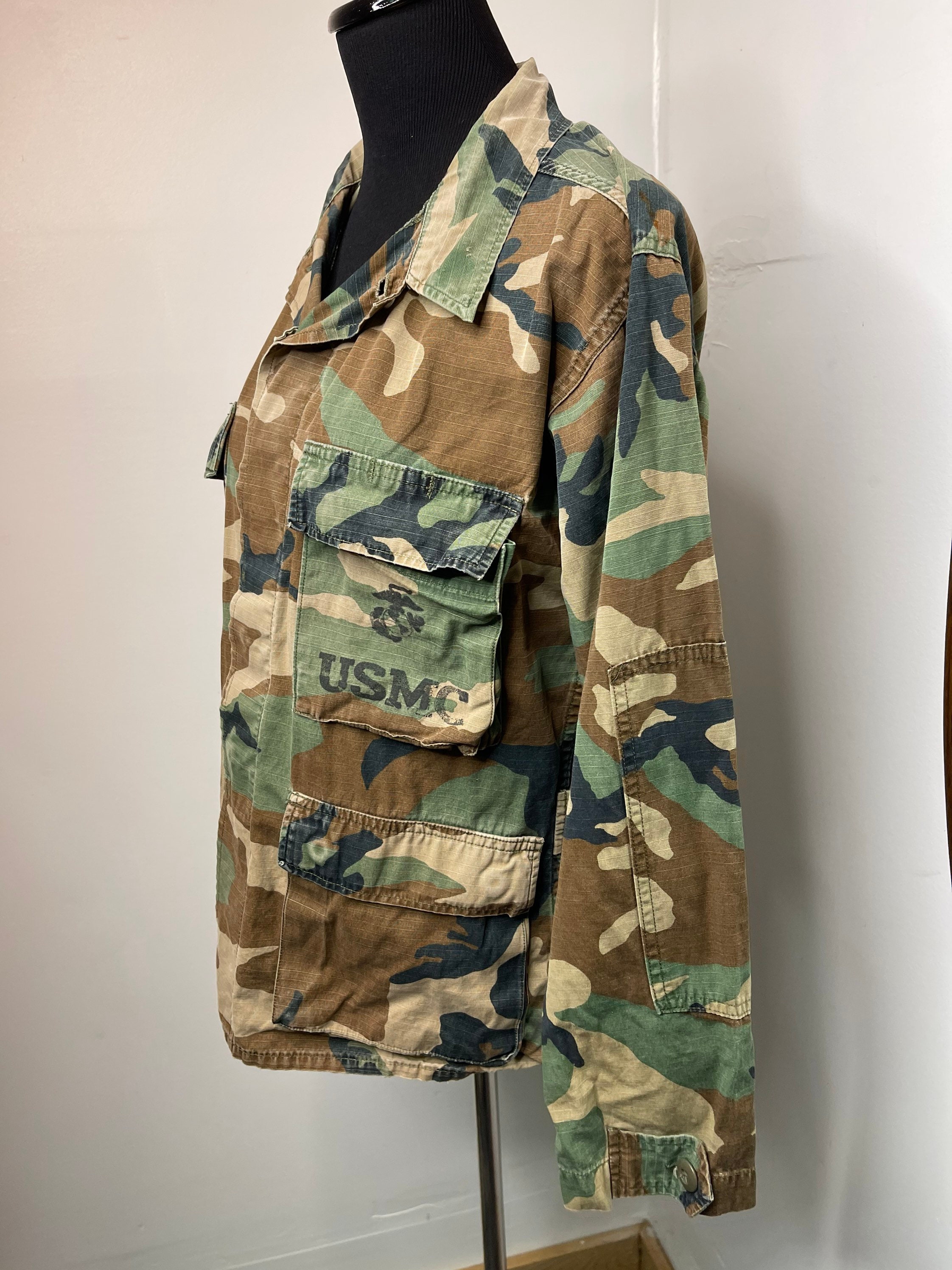 Vietnam Era ERDL USMC Camo Uniform Jacket - Etsy