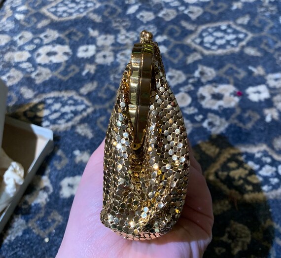 Vintage Whiting & Davis Co Mesh Bag with Box and … - image 7