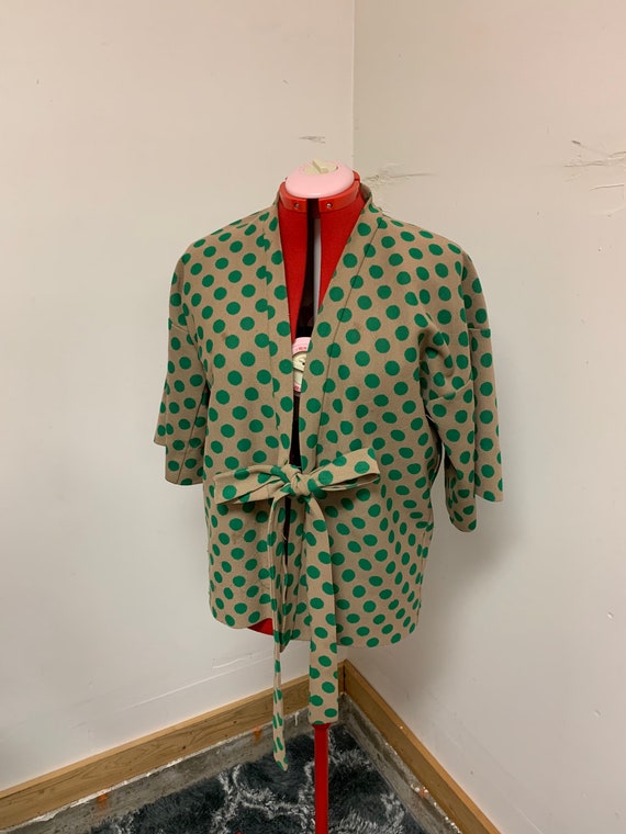 1950s Polka Dot Housecoat