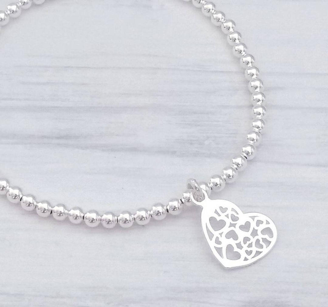 10 Pièces 34X4mm Bali Tube Perle Tuyau Argent Sterling Plaqué Mt-54