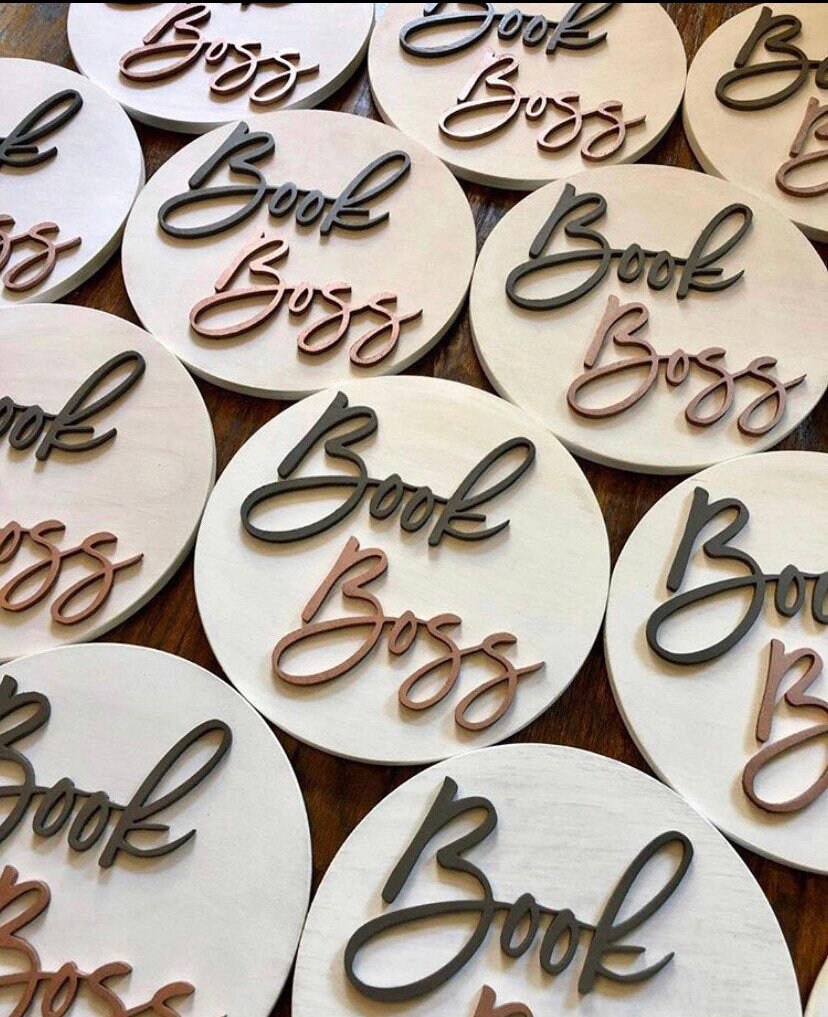 Round Wood Name Sign Custom Name Wood Sign Wood Cutout Etsy