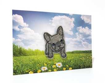 Embroidered Patch - French Bulldog