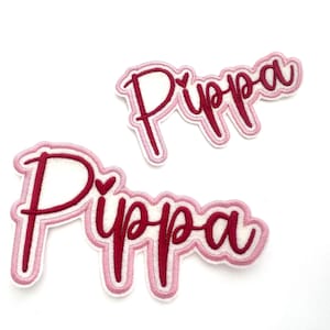 Embroidered Patch - SMALL Script Name Patch - Custom Order - Handmade in Australia