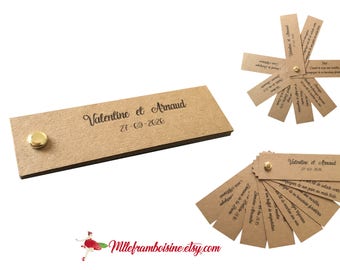 Menu Anniversaire Etsy