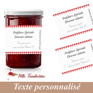 Annonce de grossesse, Etiquette autocollante pour Pot de confiture, Future Mamie, tata, tonton...