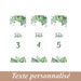 see more listings in the Plan de table, nº table section
