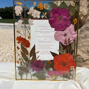 Pressed Bridal Bouquets | Preserved Wedding Bouquet | Framed Wedding Flowers | Bouquet Keepsake | Bridal Bouquet Preservation | Wedding Gift