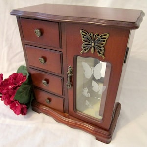 Butterfly Jewelry Box Vintage - Etsy