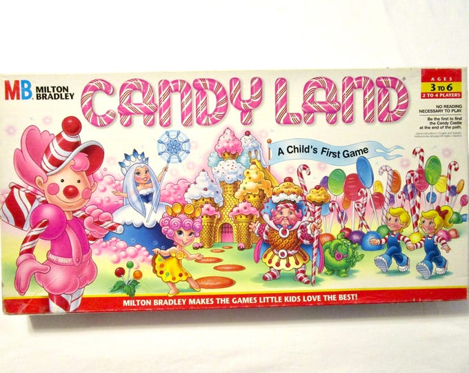 Vintage Candy Land Board Game 1984 Complete Milton Bradley Ages 3-6 ...