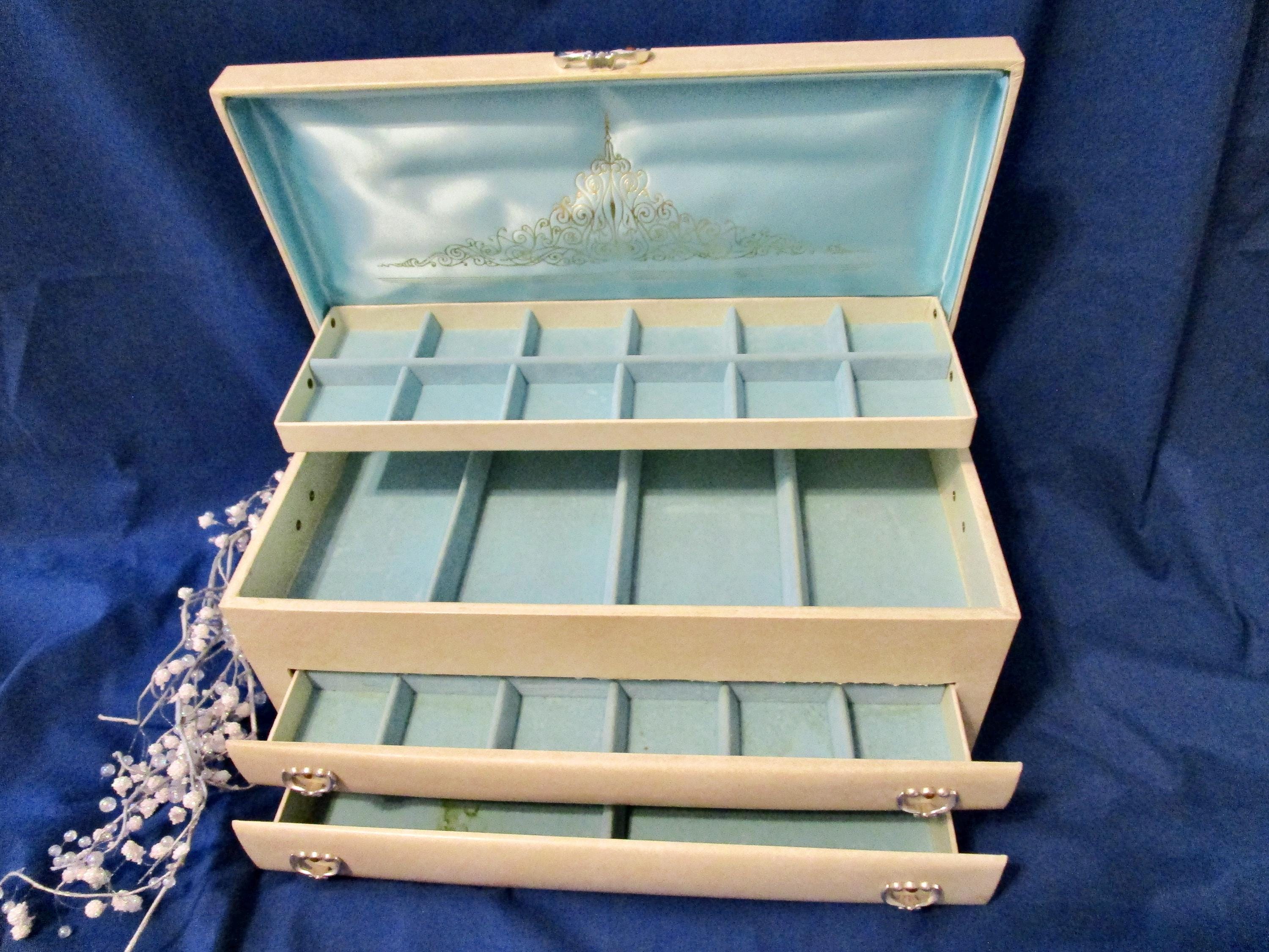 Vintage Incolay Jewelry Box - Etsy