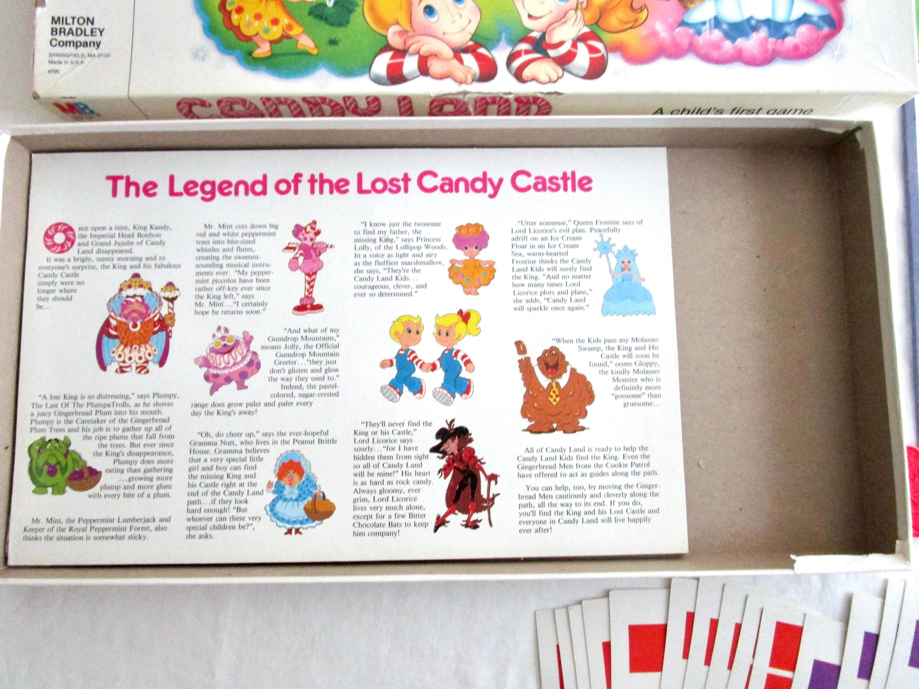 Vintage Candy Land Board Game 1984 Complete Milton Bradley Ages 3-6 ...