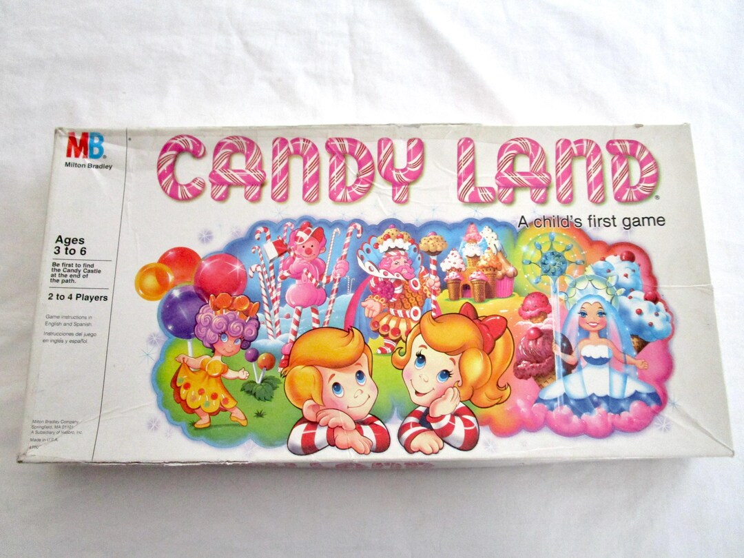 Vintage Candy Land Board Game 1984 Complete Milton Bradley Ages 3-6 ...