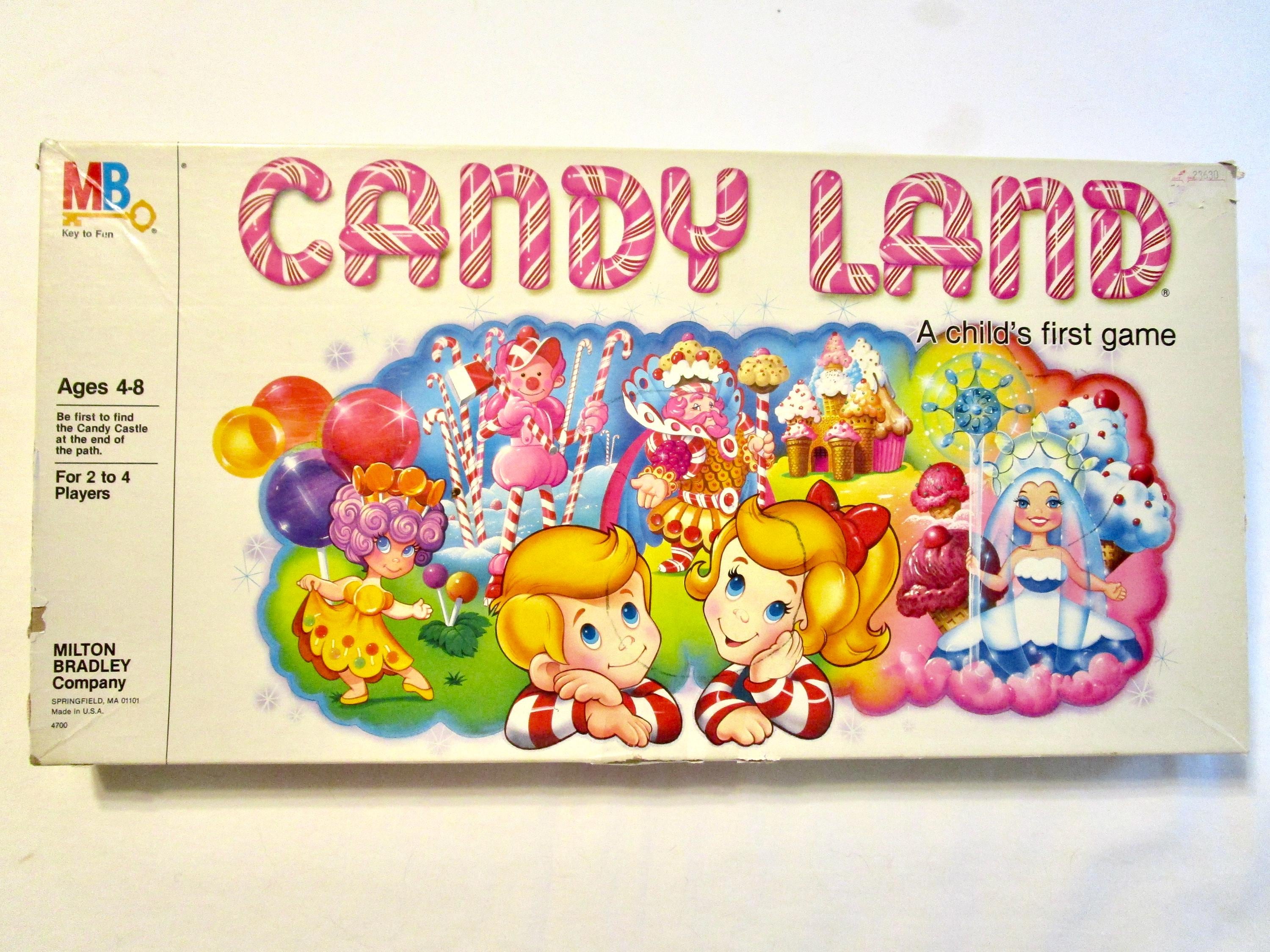 Vintage Candy Land Board Game 1984 Complete Milton Bradley Ages 3-6 ...