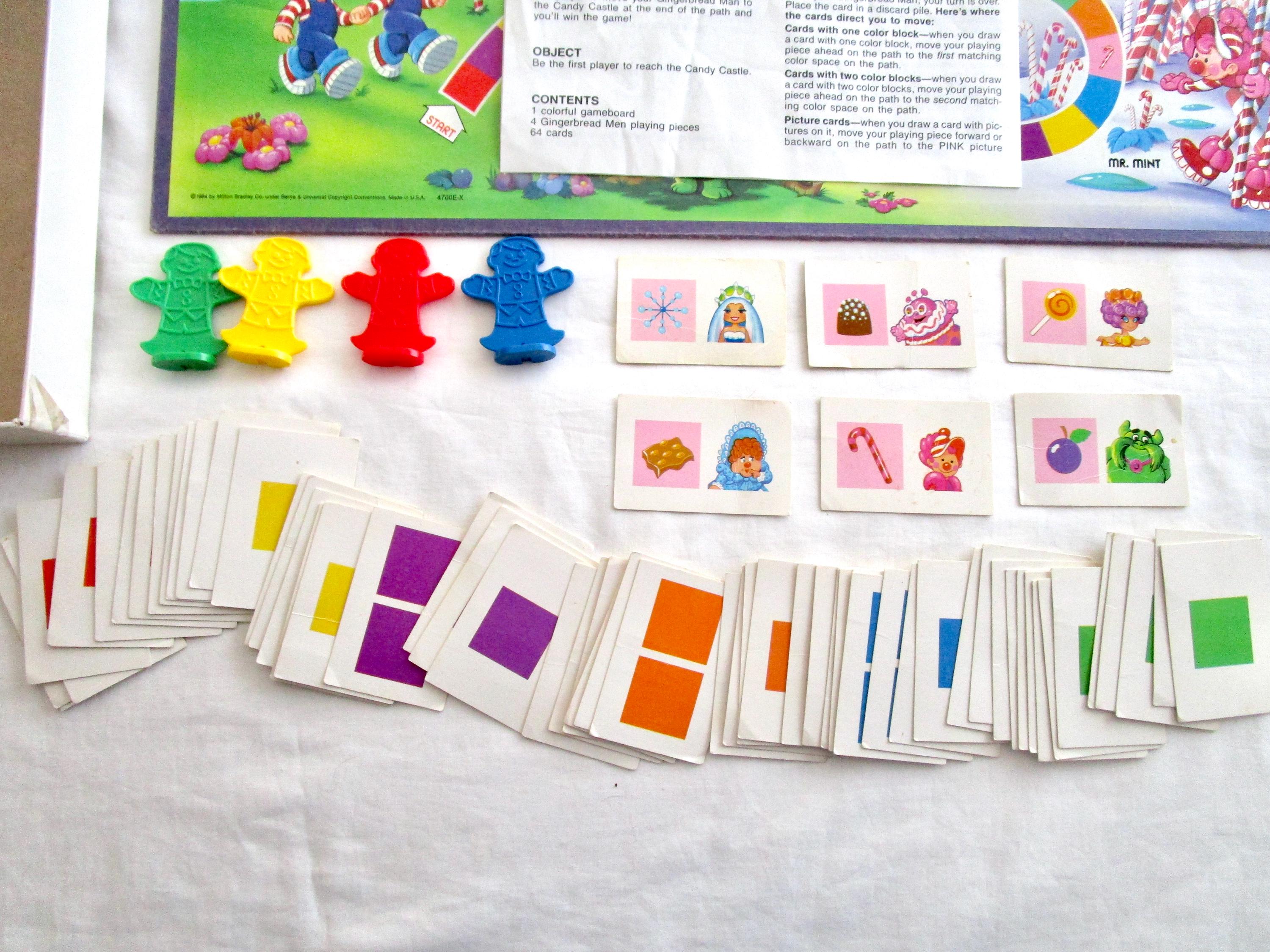 Vintage Candy Land Board Game 1984 Complete Milton Bradley Ages 3-6 ...