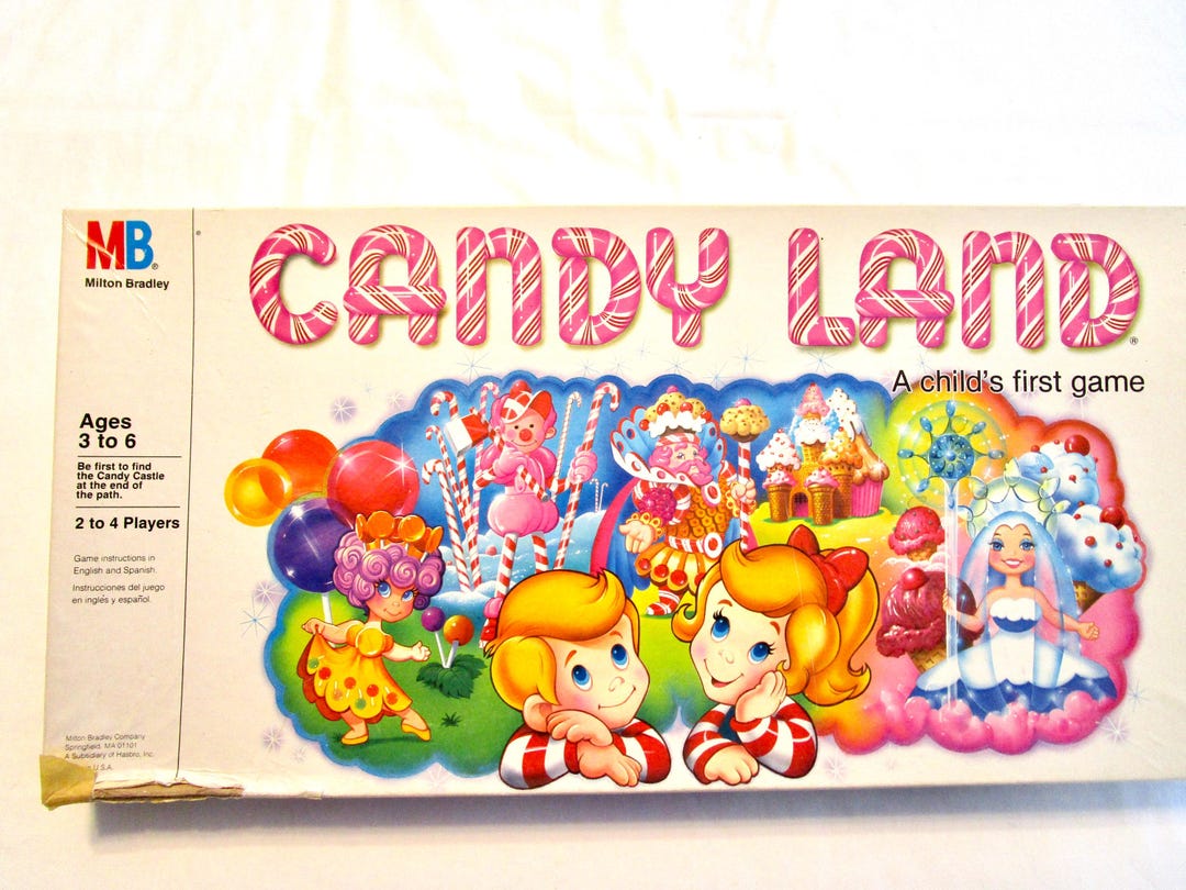 Vintage Candy Land Board Game 1984 Complete Milton Bradley Ages 3-6 ...