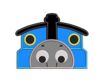 Thomas the Train Applique Embroidery Design - INSTANT DOWNLOAD